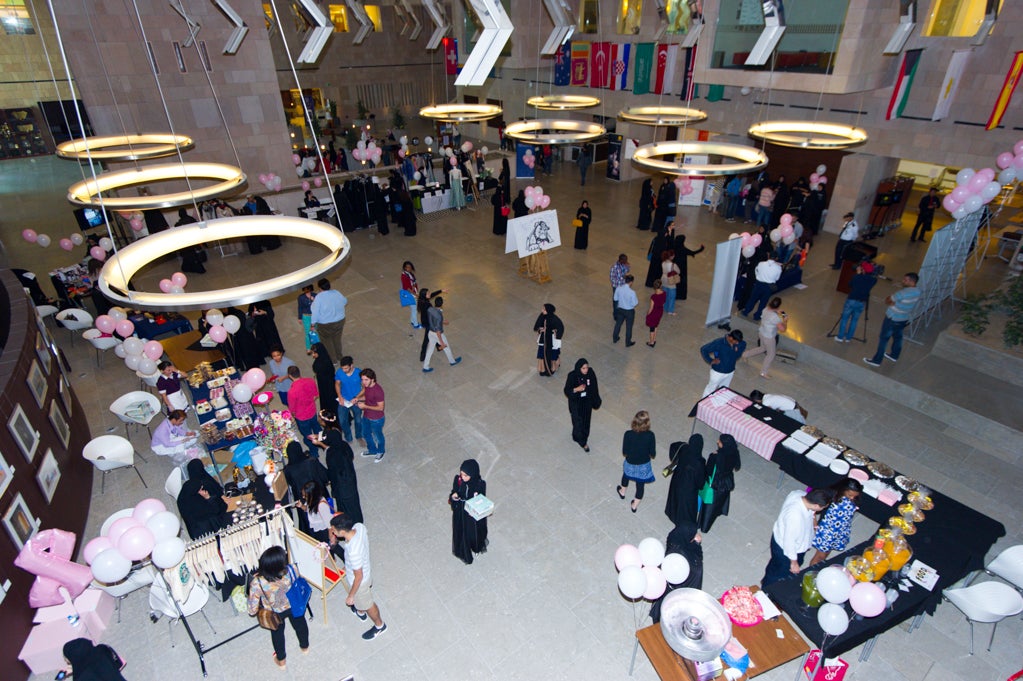 Georgetown in Qatar Students Raise over QR 90