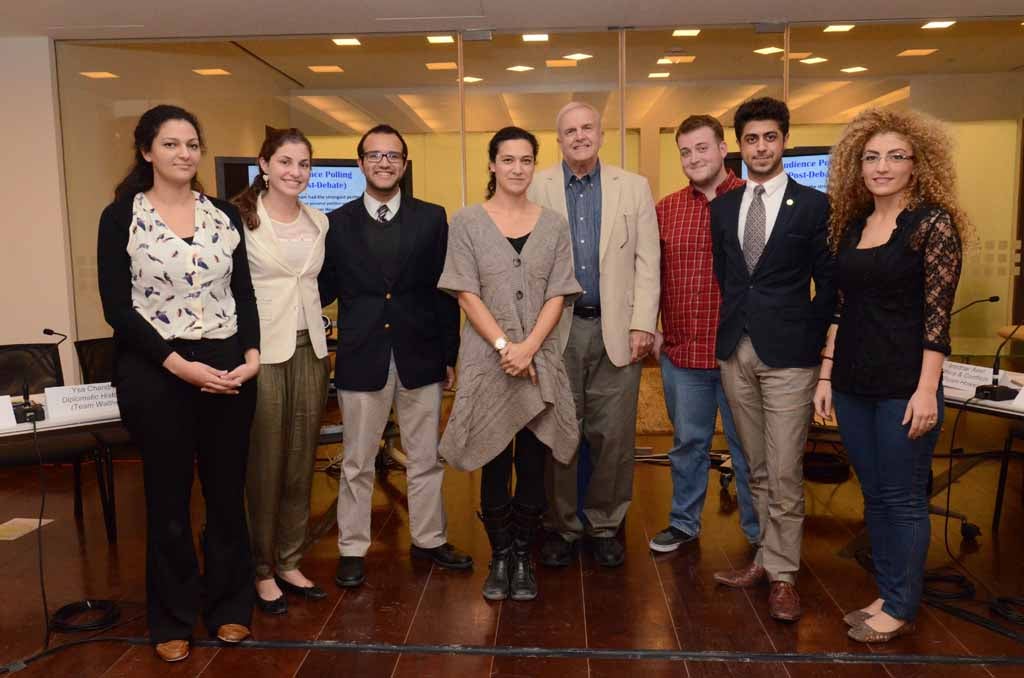 Georgetown SFS-Q Students Sharpen Debating Skills over Contentious Topic