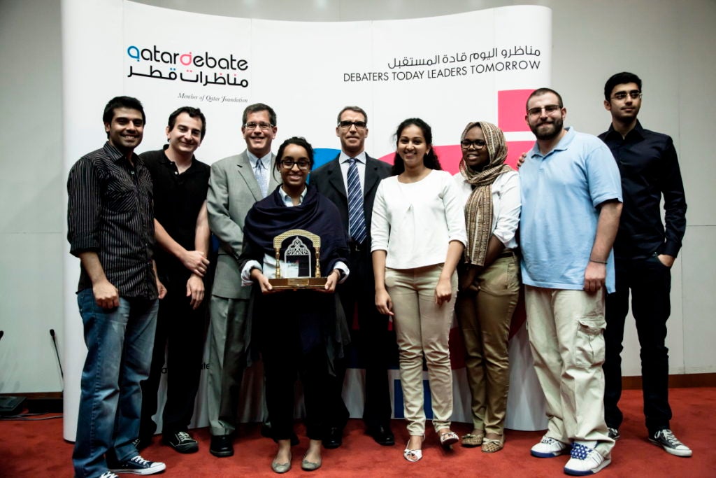 Georgetown University Students Impress at Annual Qatar Debate Nationals Tournament