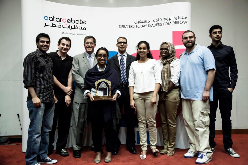 SFS-Q Students Clinch the Qatar Universities Debate League Championship