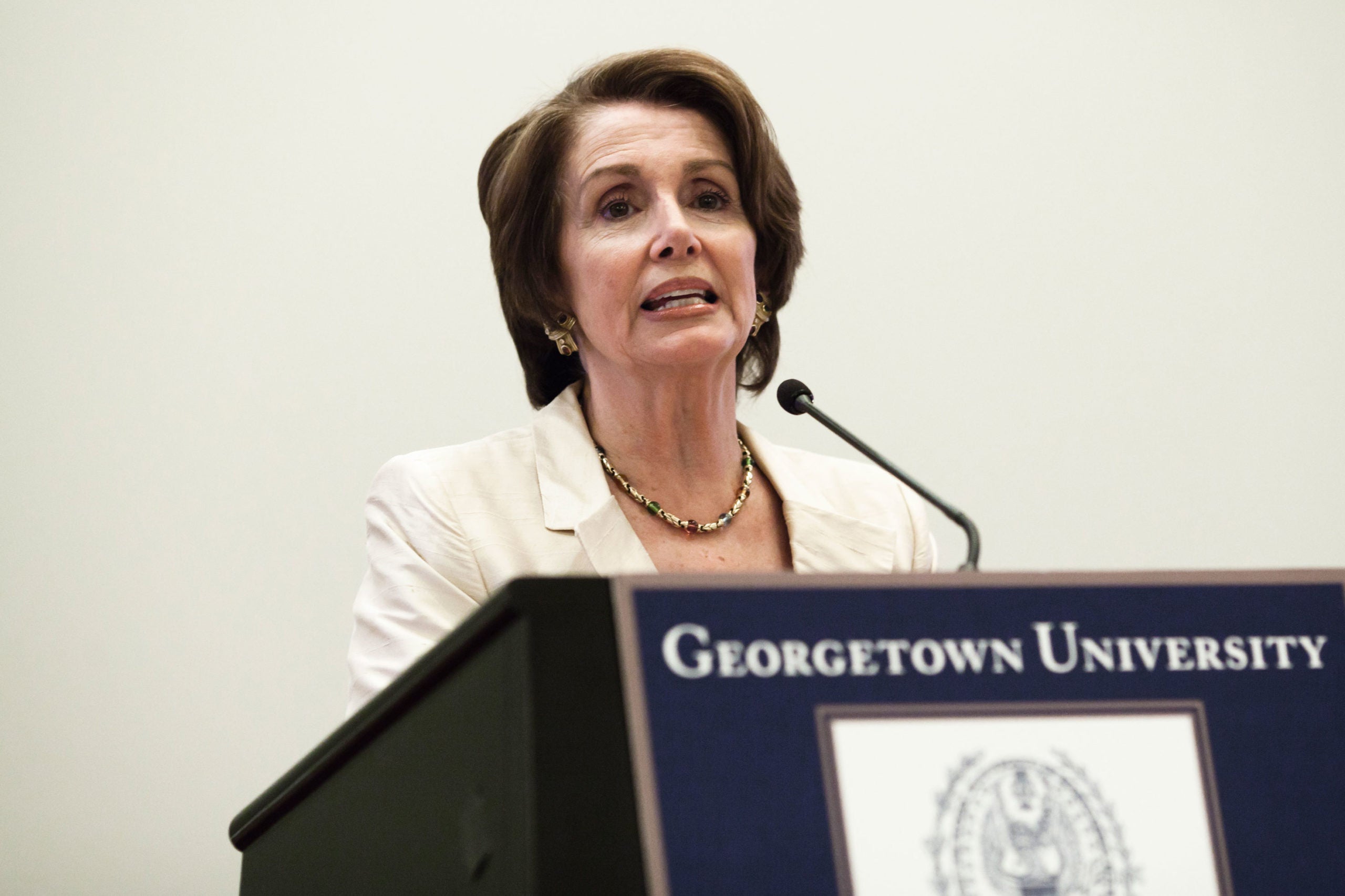 Democratic Leader Nancy Pelosi Inspires SFS-Q Graduates