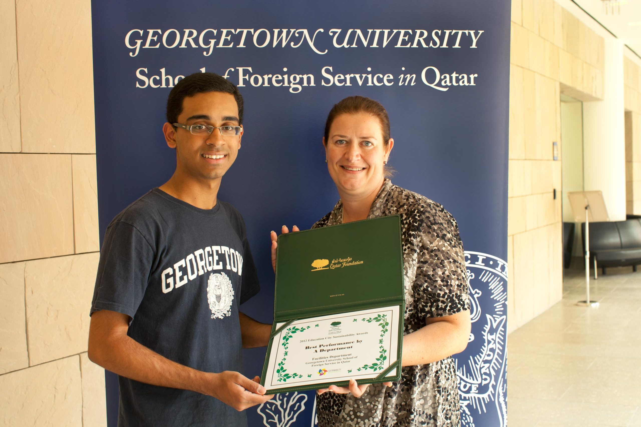 Georgetown University SFS-Q Charts a New Course in Environmental Sustainability