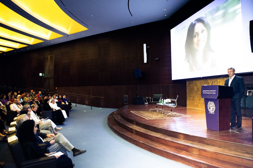 Georgetown SFS-Q Hosts 'Mornings in Jenin'