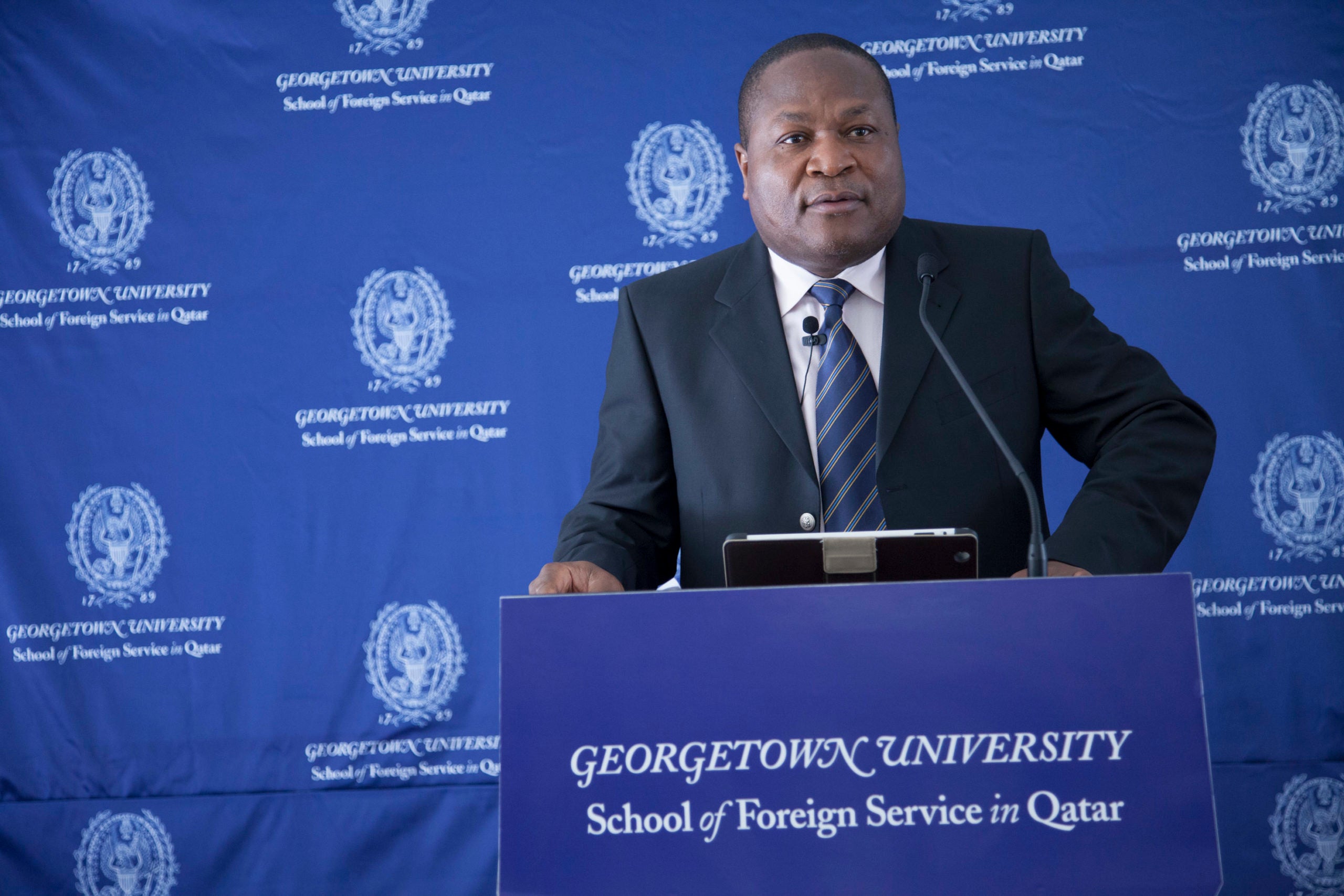 Georgetown SFS-Q Students Meet Nigeria's Senior Advocate