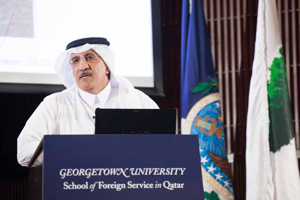 CIRS Hosts QTEL Chair Sheikh Abdullah Bin Mohammed Bin Saud Al Thani