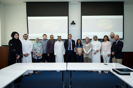 Head of Khaliji Bank Brings the Banking World to Georgetown Classroom
