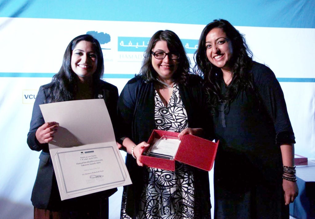 Womenâs Basketball and Student Programs Director Honored with HBKU Takreem Awards