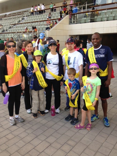 Georgetown Team at Qatar Sport Day