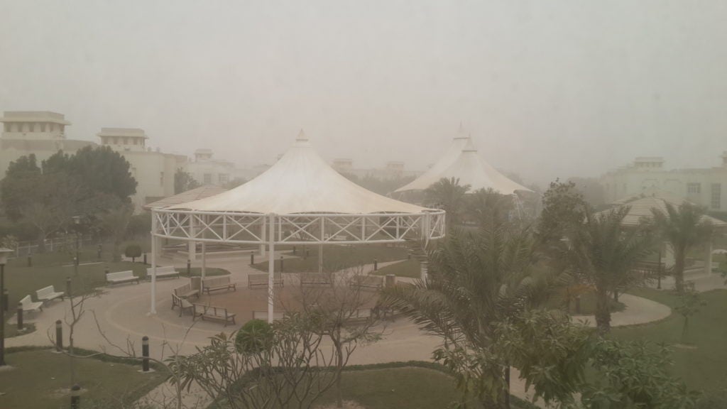 Sandstorm in Qatar