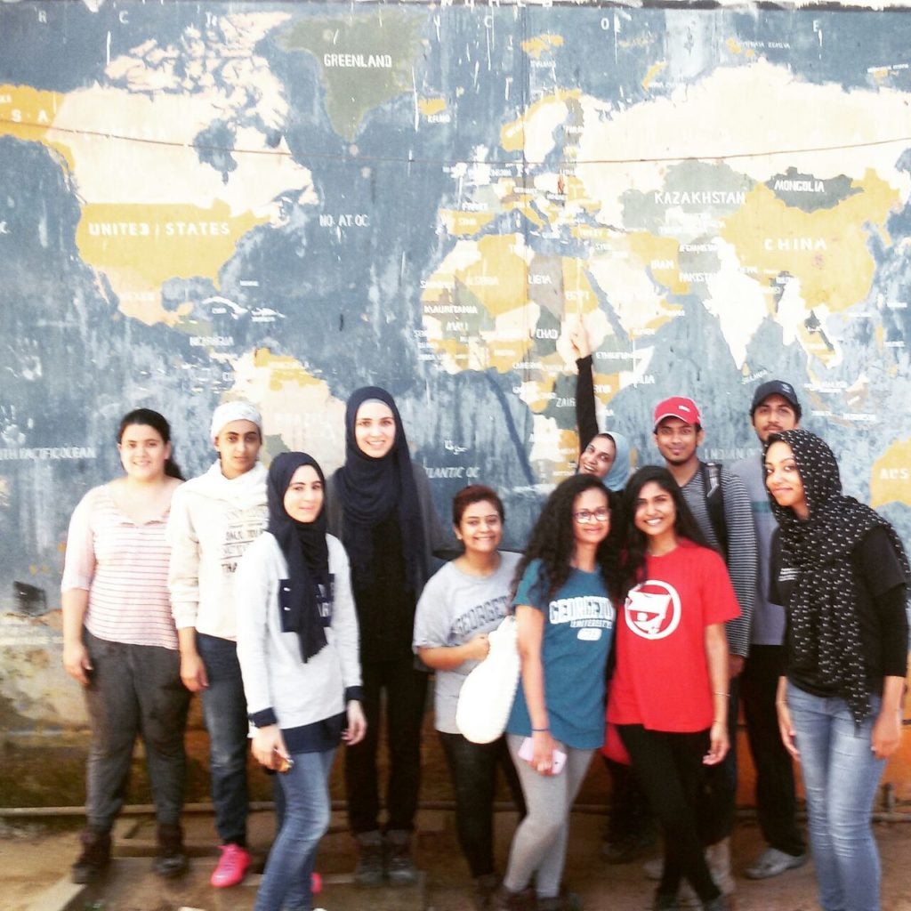 GU-Q students in Sri Lanka