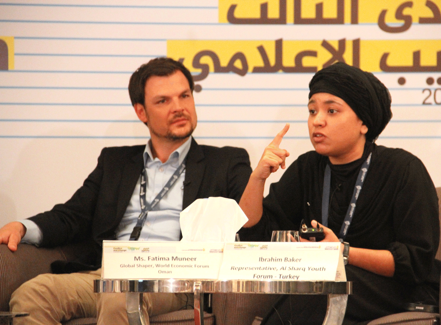 SFS-Q alum Fatima Muneer takes part as panelist at the 9th Al Jazeera Forum