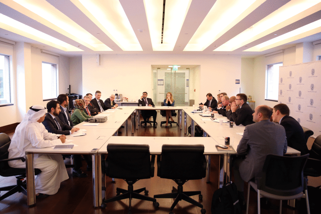 Georgetown University Panel of Experts Briefs Visiting NATO Delegation