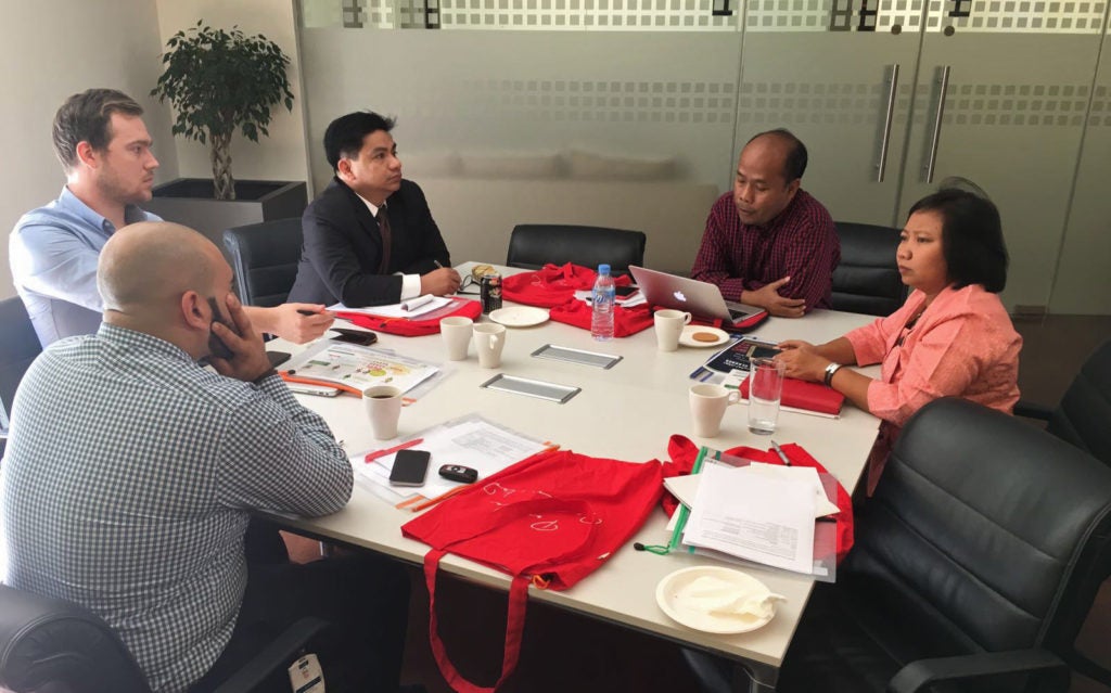Participants during the meeting