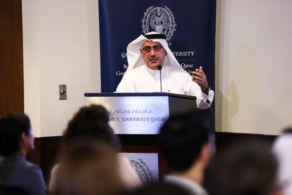 Ibrahim Jaidah at the CIRS Monthly Dialogue