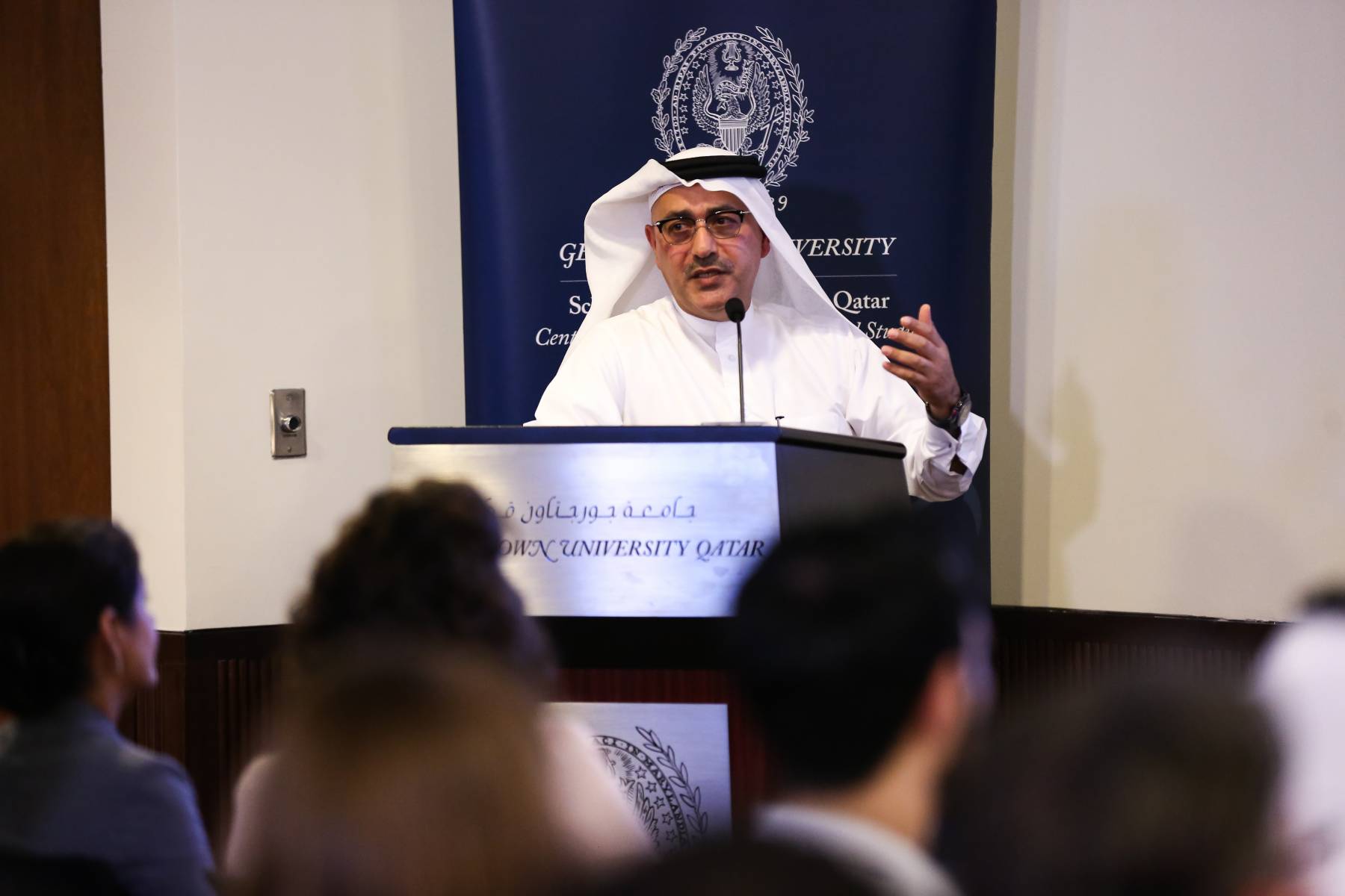 Ibrahim Jaidah at the CIRS Monthly Dialogue