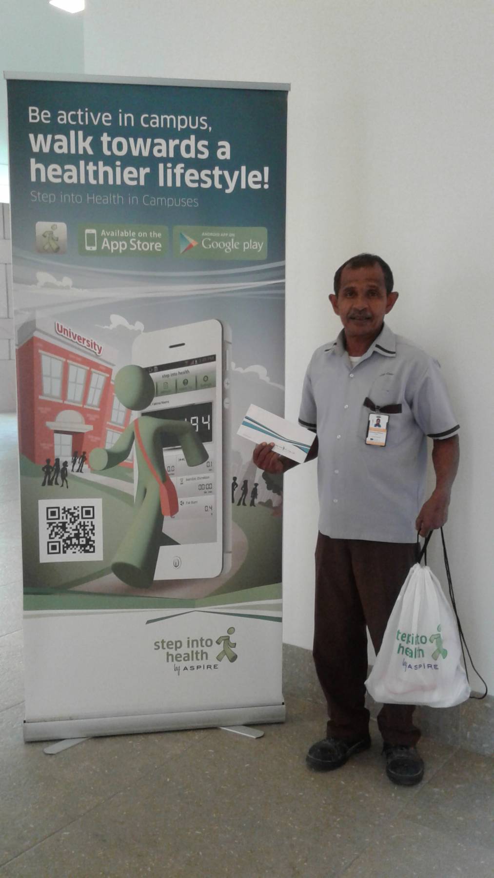 Step into Health Winner Ratnasingam Sinthathurai