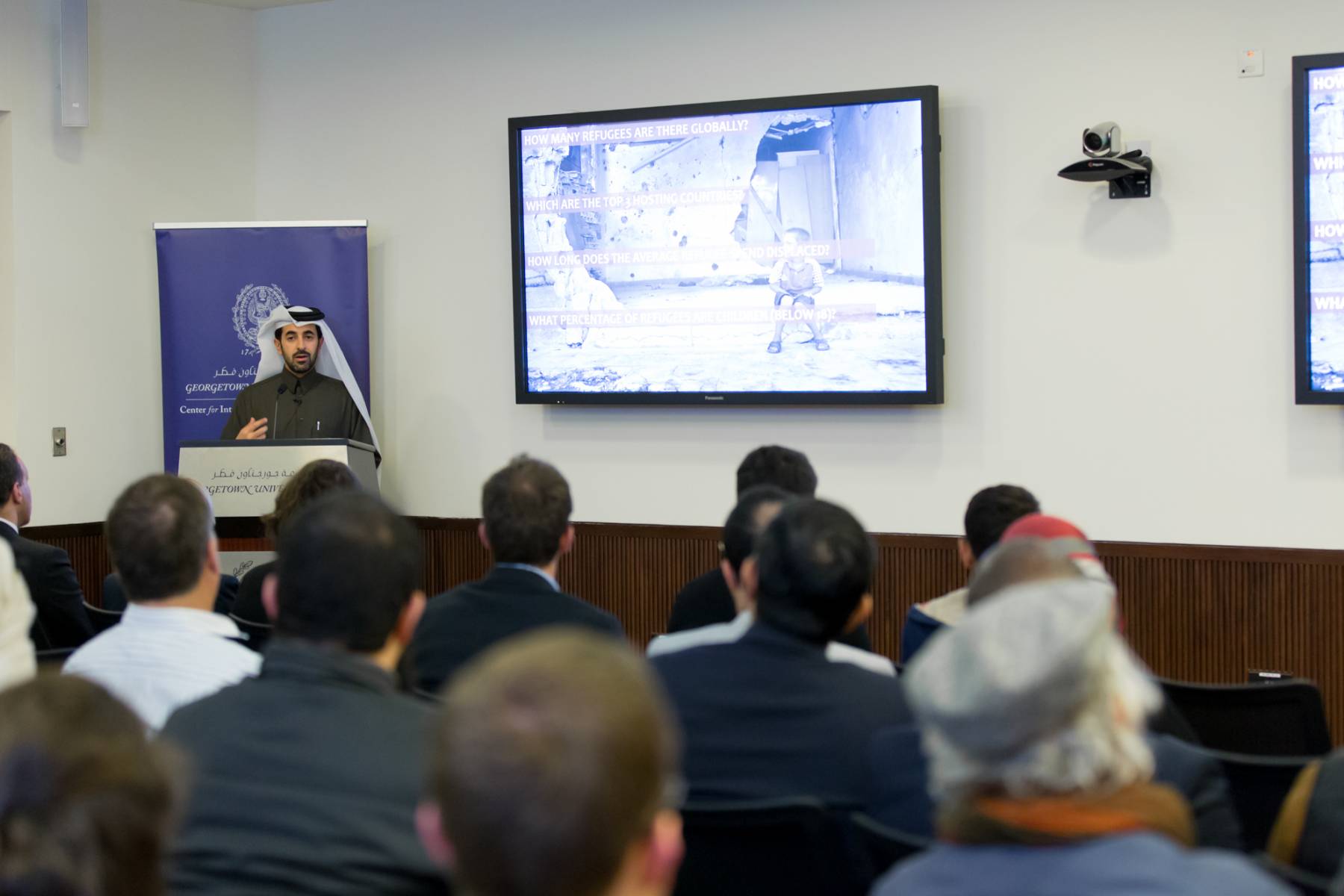 Essa Al-Mannai Speaking at the Event