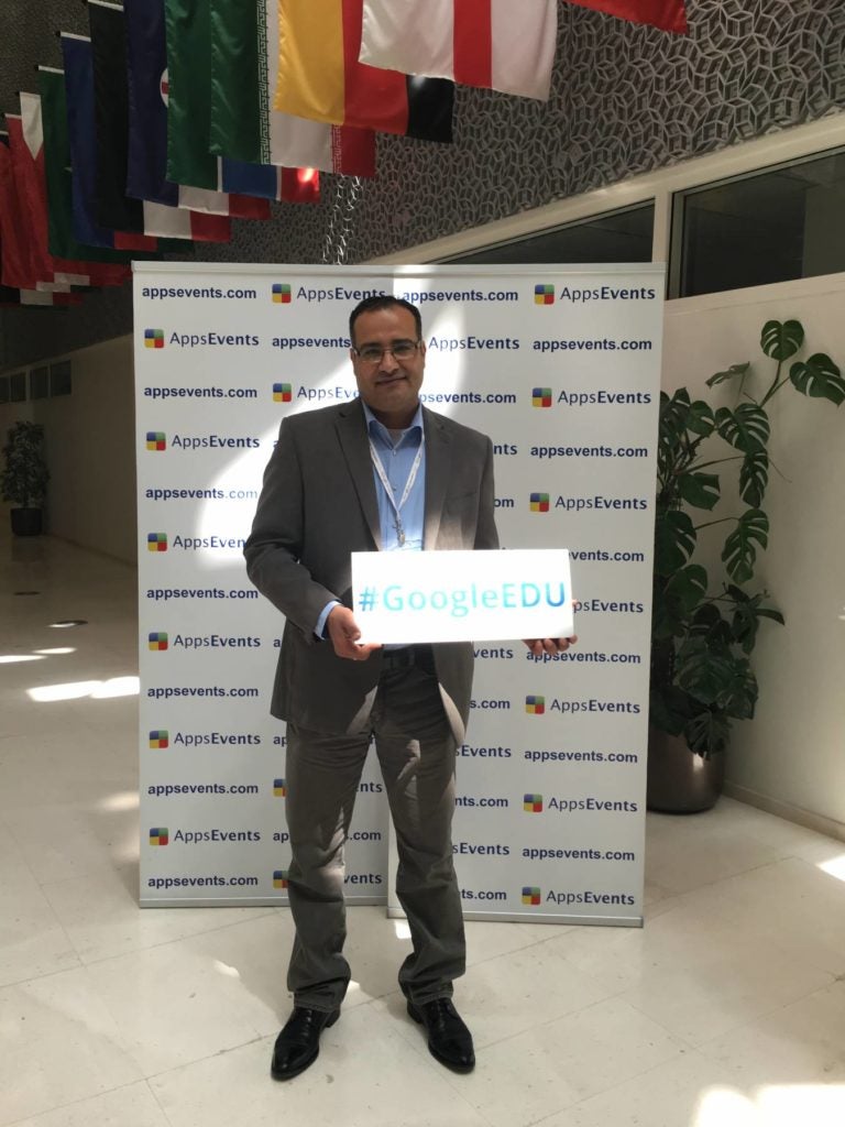 Hany Fazza at Google for Education Qatar Summit