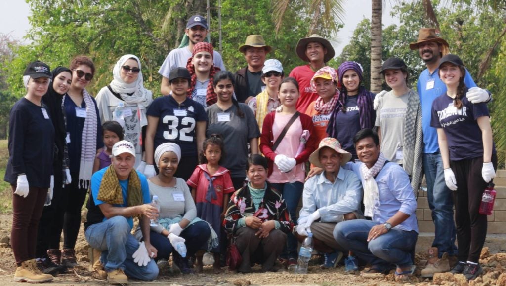 Group shot of the GUQ team in Cambodia