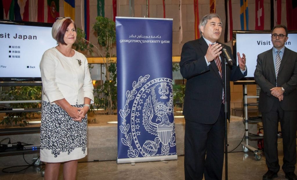 The Ambassador of Japan in Qatar