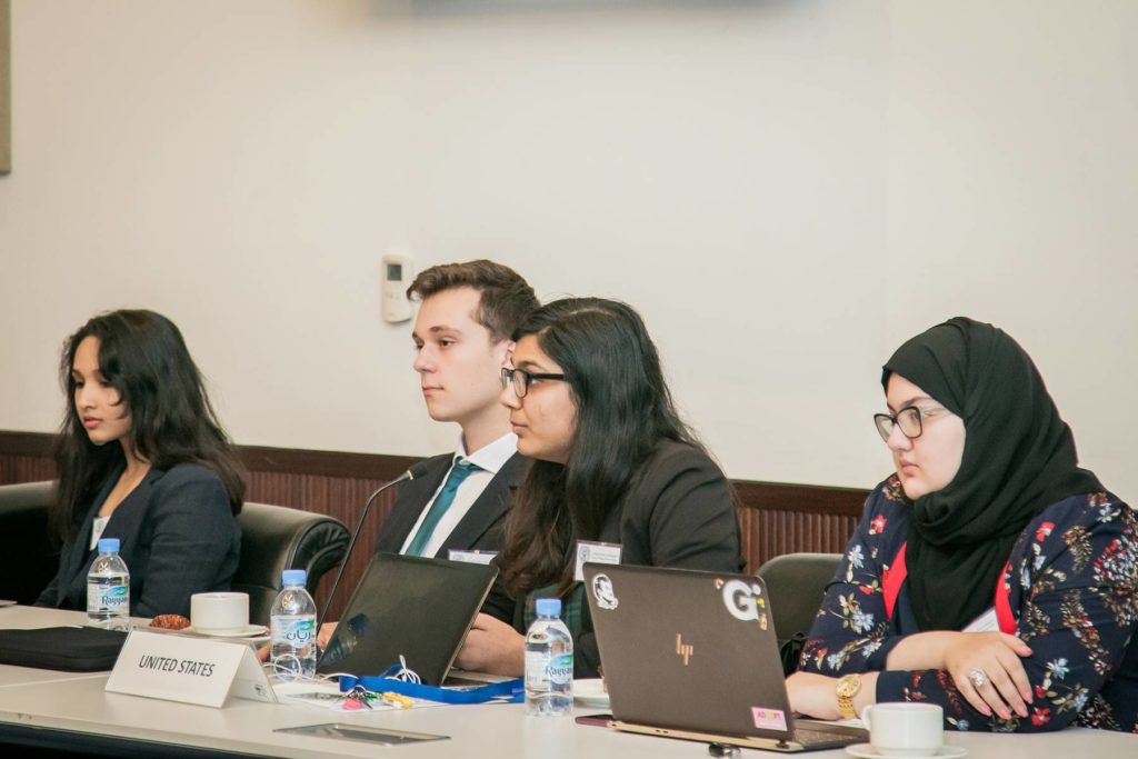 GU-Q Students during the Crisis Simulation