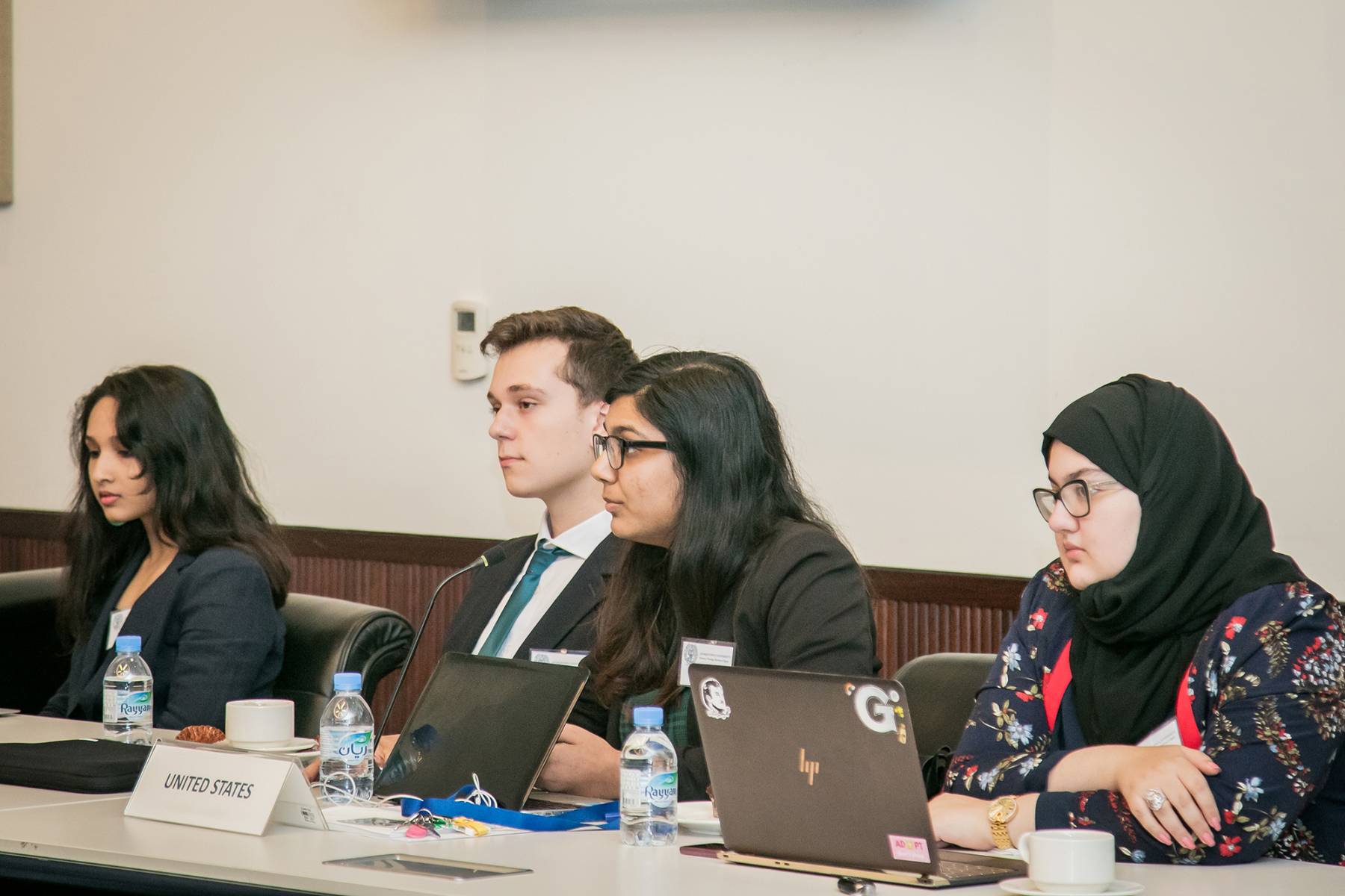 GU-Q Students during the Crisis Simulation