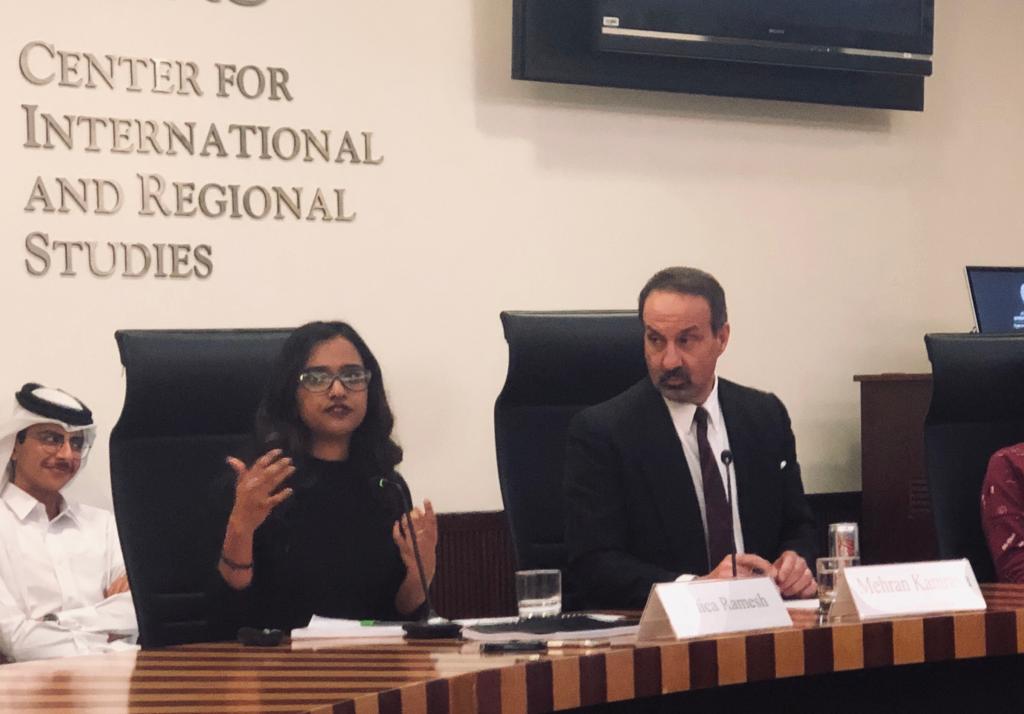 International History Major Ritica Ramesh (Class of 2019) Sharing her Research Findings