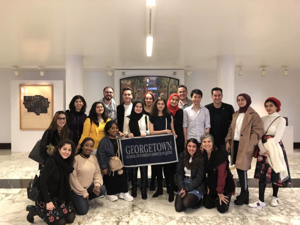 Students on Zones Trip to Basque Country