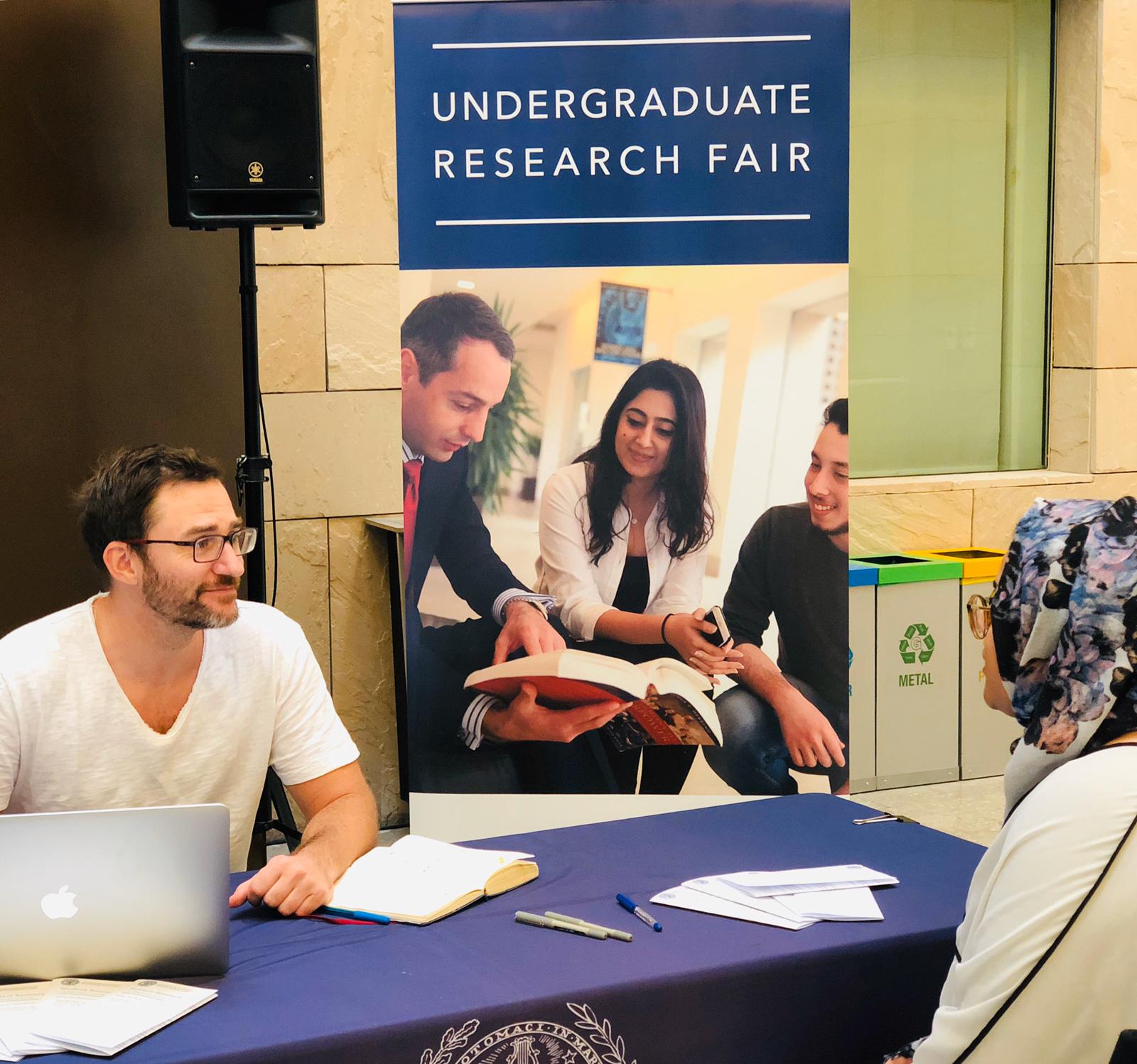 Faculty and Students at Annual Undergraduate Research Fair