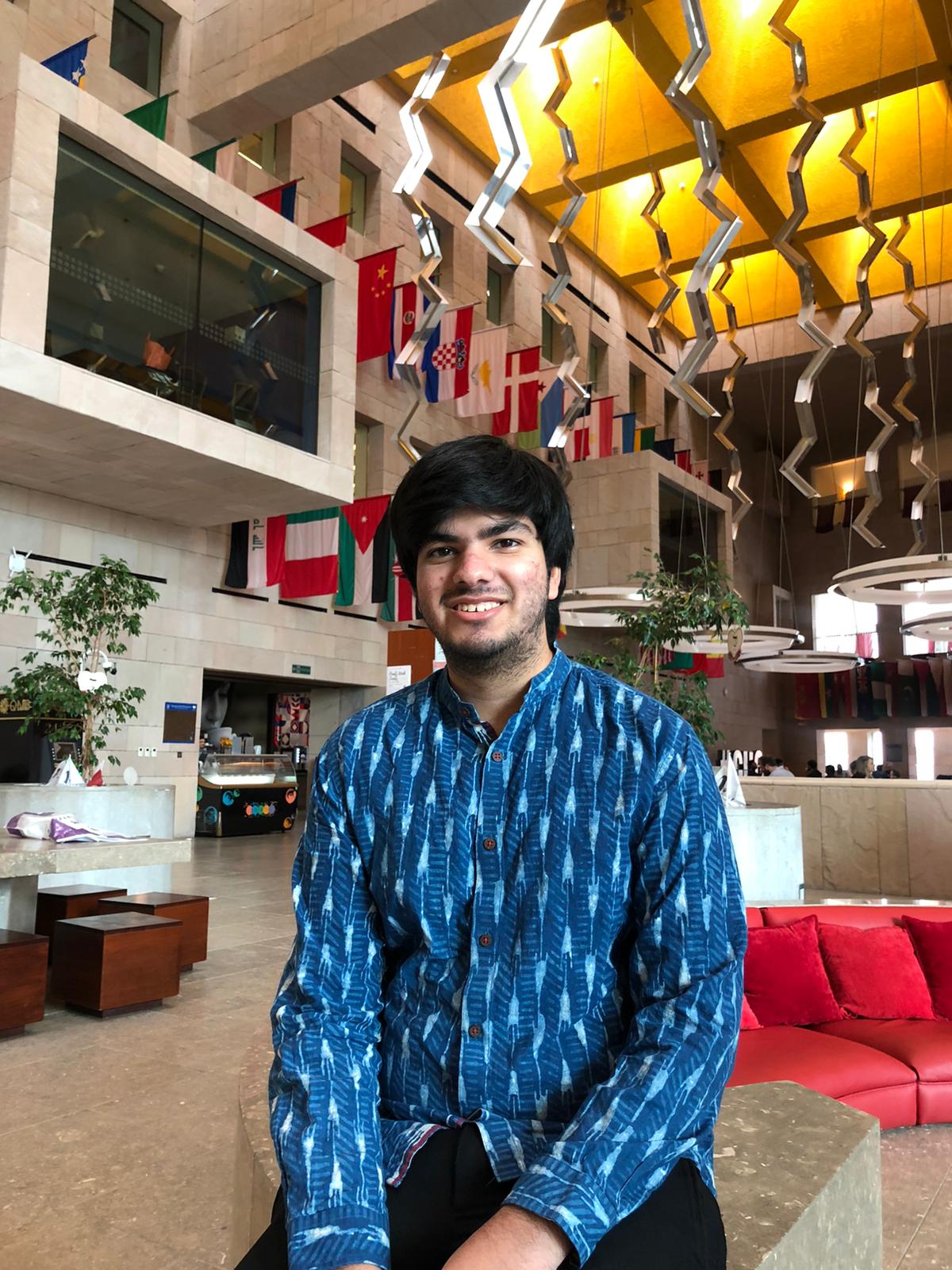 GU-Q Freshman Kartikeya Uniyal