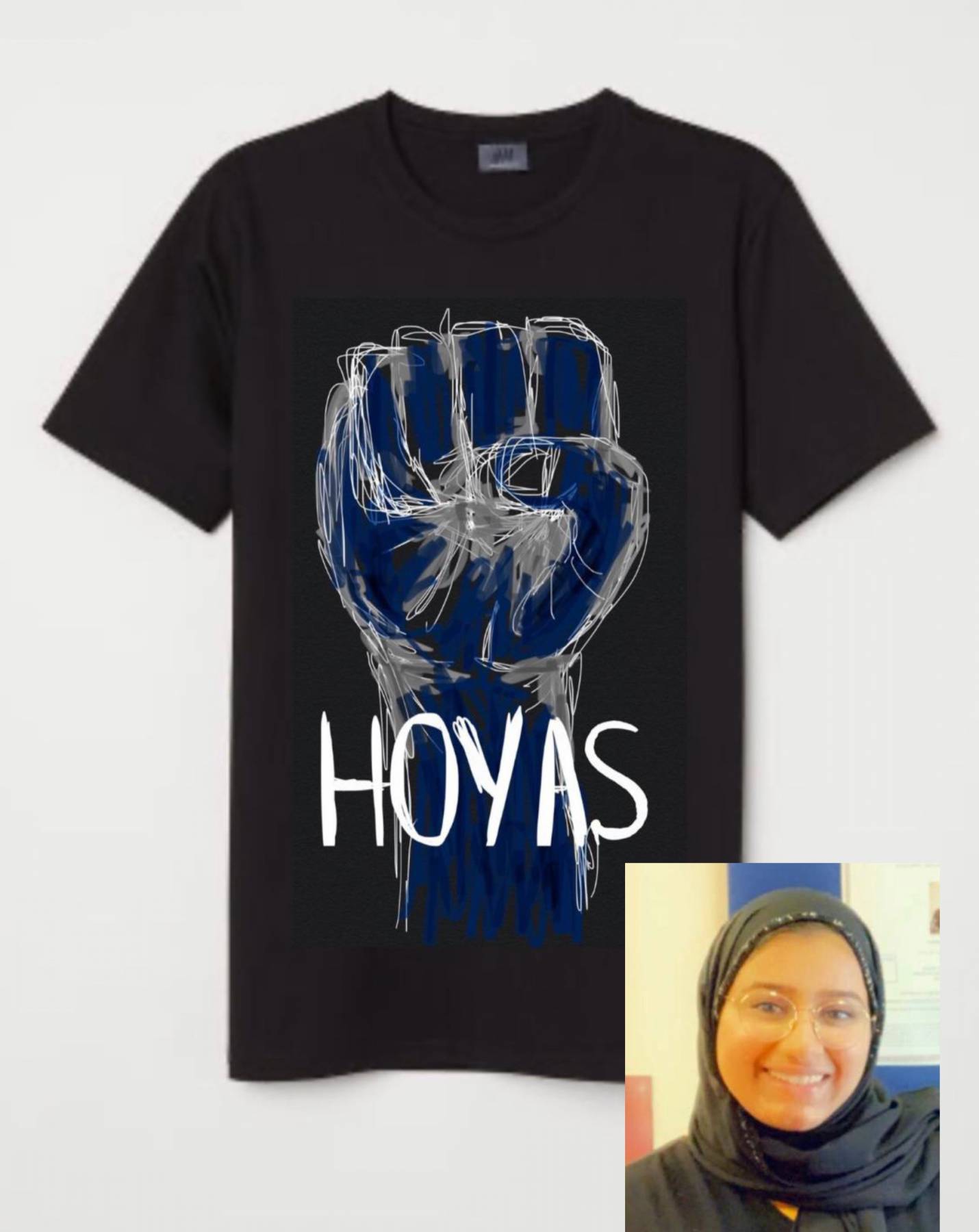 T-shirt design by Freshman Aisha Tariq Al Muhannadiâs